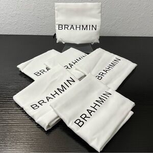 Brahmin set of 6 Small Storage Drawstring Dust Bags ea. approx. 15” x 12” NWOT